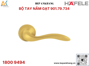 Tay nắm gạt nắp chụp tròn Hafele - GIAVA Màu vàng - 901.79.734